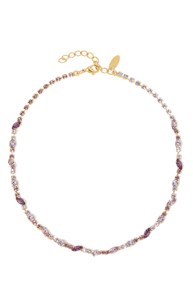 Antonia Necklace, 18k Gold-Plated Brass